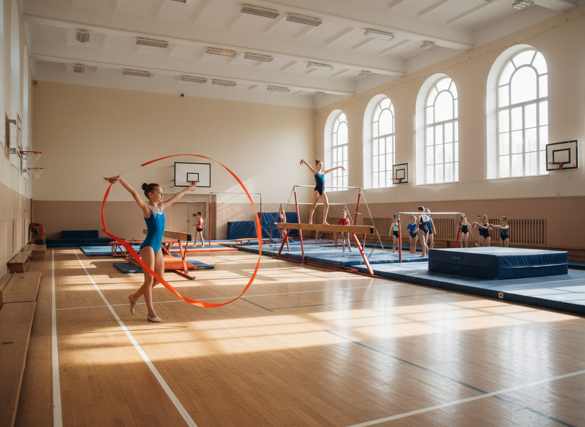 Firefly Gemini Flash Ich benoetige ein Bild fuer meine Webseite auf dem der Sport Gymnastik zu sehen ist. D 14937